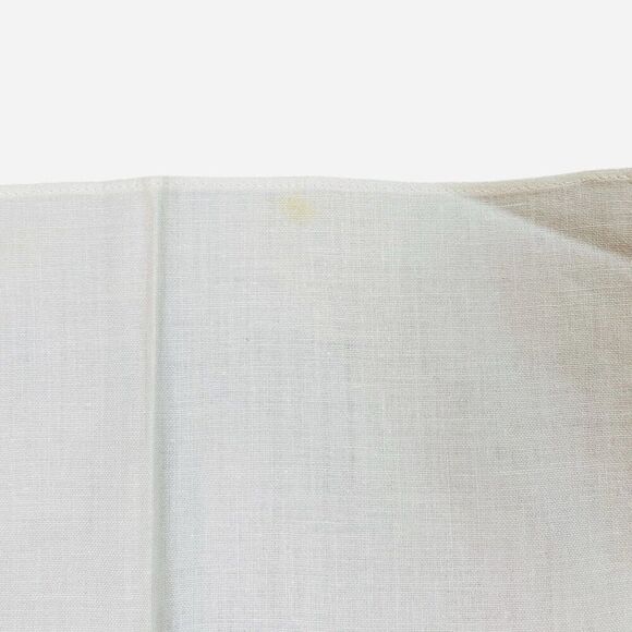 Vintage Pink Flower Linen Tea Towels Set 2 Lace Edge 22x14 Appliqué Embroidered - Picture 8 of 16